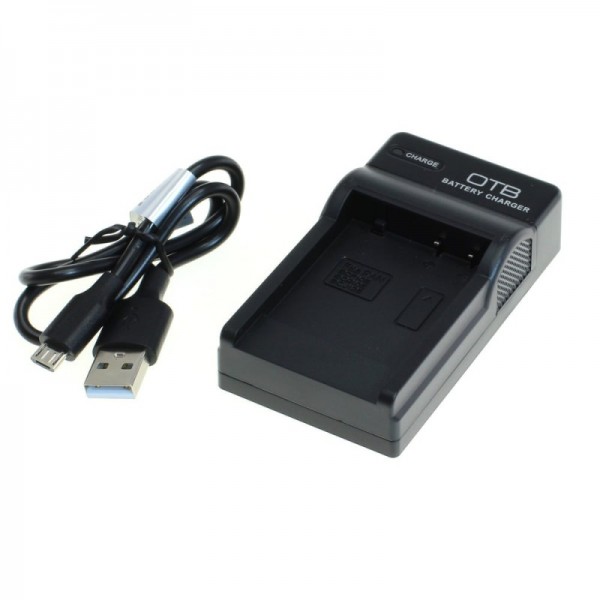 Chargeur de batterie USB p. Panasonic Lumix FMC-ZS7