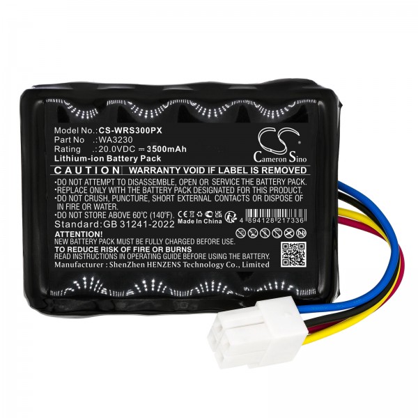 Kress 59003453 batterie compatible 3500mAh