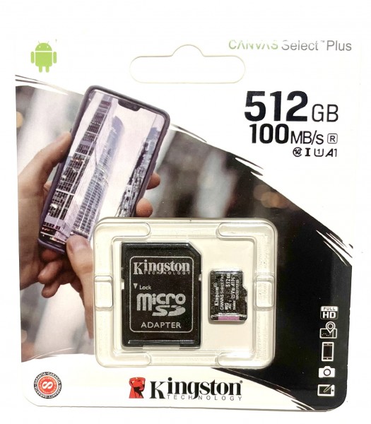 Carte mémoire de 512 Go pour DJI Osmo Action 5 Adventure Combo