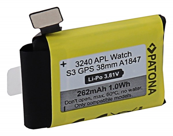 batterie pour Apple Watch Serie 3 GPS 38mm A1847