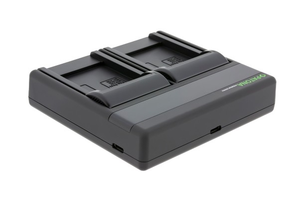 USB-C Dual Chargeur de batterie p. Panasonic Lumix DMC-ZS6