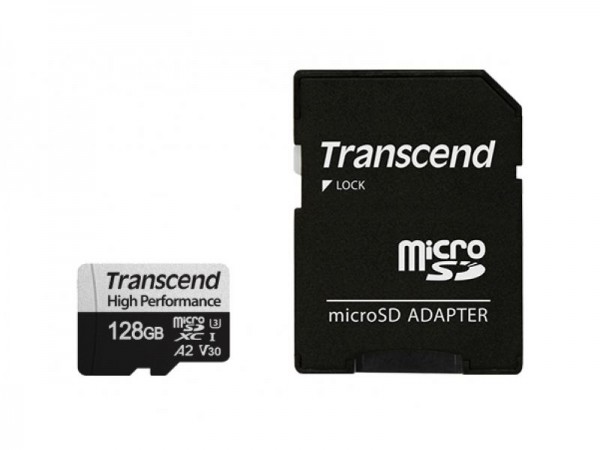 Carte mémoire Transcend 128 Go UHS classe 3 pour Road Eyes RECONE 