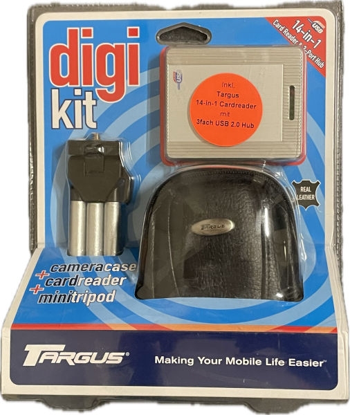 sacoche trépied et lecteur de cartes 14 en 1 ensemble d'accessoires